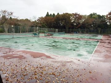 昭和の森フォレストビレッジのテニスコート